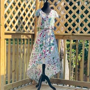 WAYF Floral High Low dress sz M NWT Spring / Easter Dress